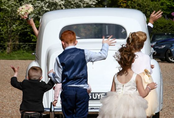 Fettes the Venue - Wedding - Car Leaving Fettes