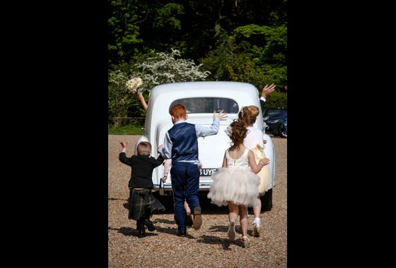 Fettes the Venue - Wedding - Car Leaving Fettes Fettes the Venue - Wedding - Car Leaving Fettes